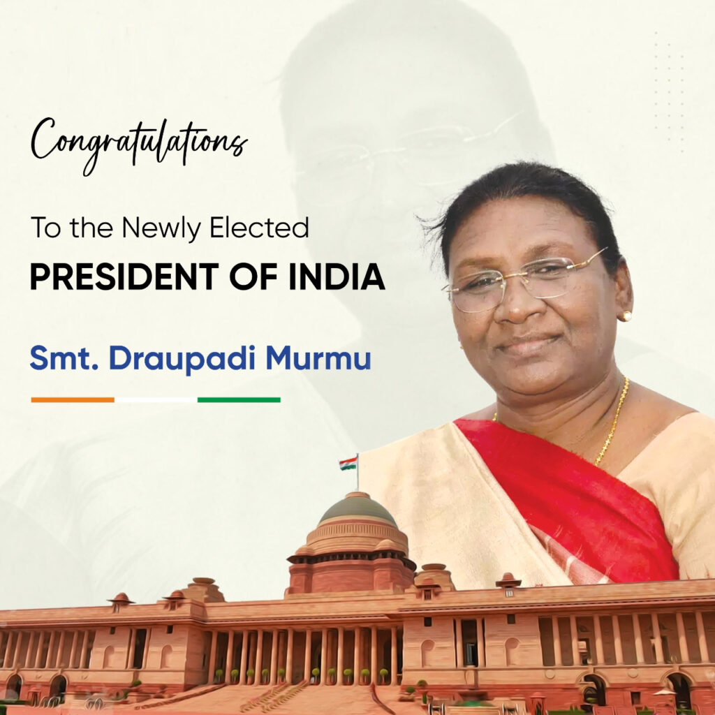 Congratulations to Smt. Draupadi Murmu – FMNC
